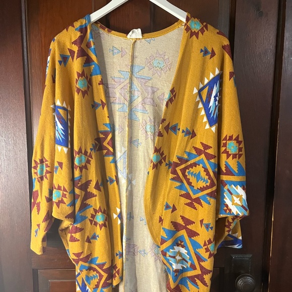 Colorful Western Pattern Kimono - Picture 1 of 3